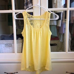 pale yellow tank top